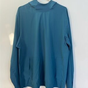 Lululemon Scuba Blue Men's Pullover lightweight Hoodie size XXL